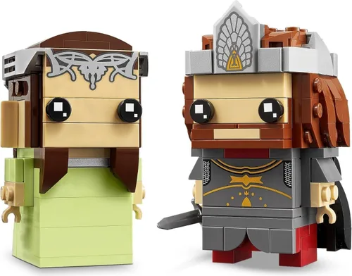 Vista 3 de Lego BrickHeadz Aragorn & Arwen (40632) El Señor de los Anillos