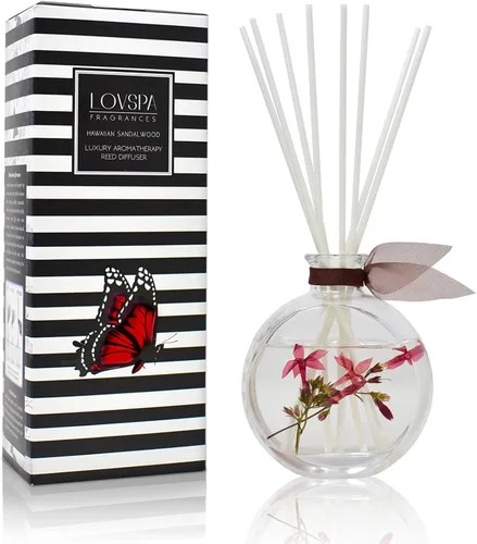Vista 31 de Juego de difusor de varillas y varillas perfumadas de aloe y lino, lino limpio, flores blancas, cítricos y aloe húmedo, difusor de aroma fresco