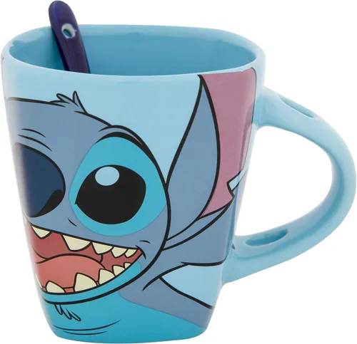 Vista 5 de Jerry Leigh Lilo & Stitch 626 - Taza de 11 oz con cuchara