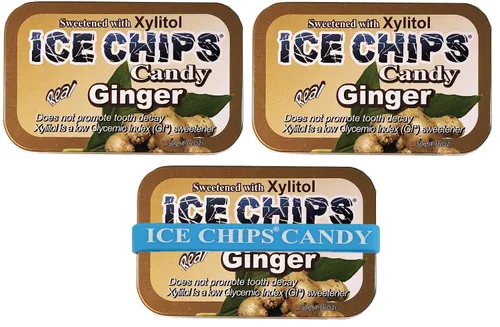 Vista 8 de ICE CHIPS Latas de caramelo de xilitol (Clove Plus, paquete de 3) - Incluye banda como se muestra