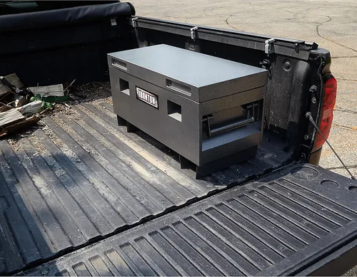 Vista 7 de Ironton Caja de sitio de trabajo de 36 pulgadas – Construcción de acero resistente con tapa bloqueable, cofre de almacenamiento de herramientas