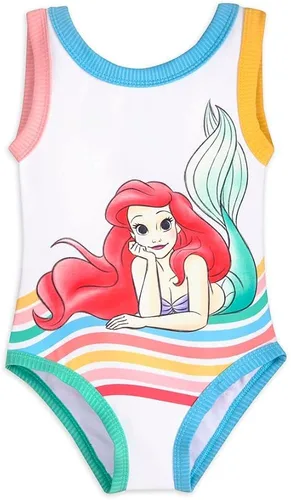 Vista 4 de Disney The Little Mermaid - Traje de baño y protector de erupción para niñas