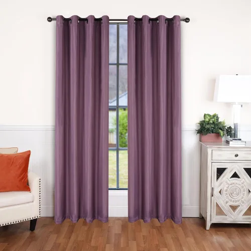Vista 15 de BNM - Paneles de cortinas opacas para oscurecer la habitación, cortinas para cocina, dormitorio, oficina, ventanas de sala de estar, detalles