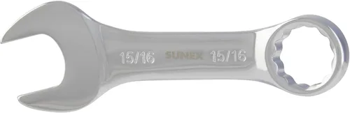 Vista 6 de SUNEX TOOLS 993028 Llave combinada corta de 7/8 pulgadas
