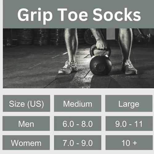 Vista 4 de Soxsense - Paquete múltiple de calcetines deportivos con cojín, antideslizantes, para pilates, gimnasio en casa, fútbol, baloncesto