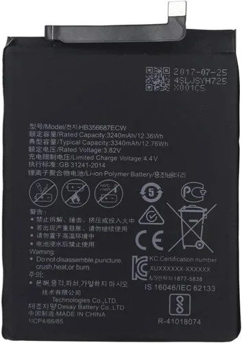 Vista 2 de Batería HB356687ECW compatible con Huawei Mate SE/Mate 10 Lite / P30 Lite/Honor 7X / Nova 2 Plus/Nova 2S con herramientas