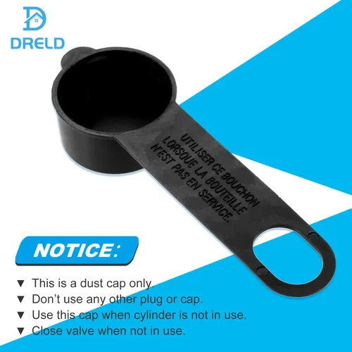 Vista 5 de Tapones antipolvo para válvula de tanque de propano QCC1 para medidor de válvula de llenado LP OPD, 10