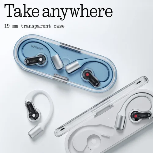 Vista 6 de Nothing Auriculares de oído (abierto) ultraligeros con ganchos ajustables para los oídos, conexión multipunto Bluetooth auriculares con tecnología
