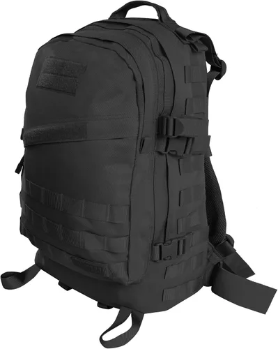 Vista 2 de Highland Tactical Stealth - Mochila táctica resistente para hombre, Negro -, Sigilo