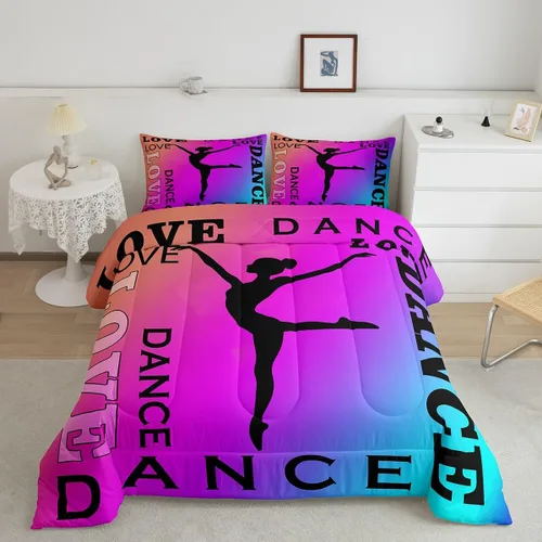 Vista 11 de Feelyou Juego de edredón de baloncesto para niñas y niños, juego de ropa de cama con juegos de pelota, decoración de habitación, regalo para amantes
