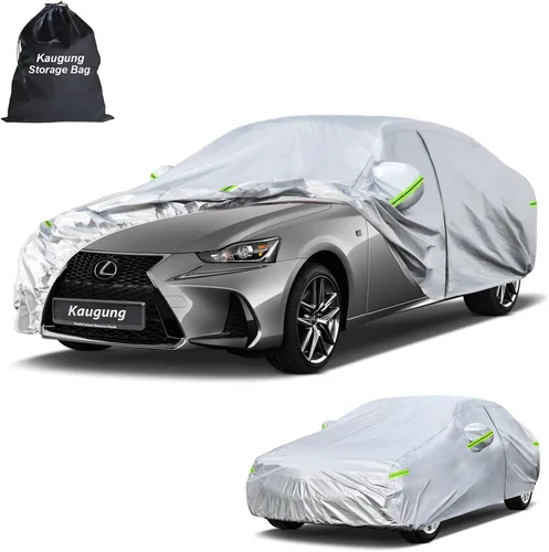 Vista 147 de KouKou Funda impermeable para automóvil SUV adecuada para BMW X1 de 2009 a 2025, 7 capas a prueba de viento para todo tipo de clima, cubierta