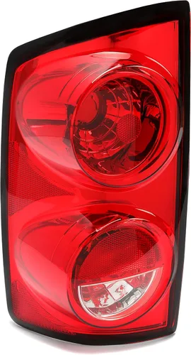 Vista 4 de HECASA Luz trasera compatible con Dodge Ram 1500/2500/3500 2007-2009 Pickup Conjunto de lámpara trasera de repuesto izquierdo para 55277303AB