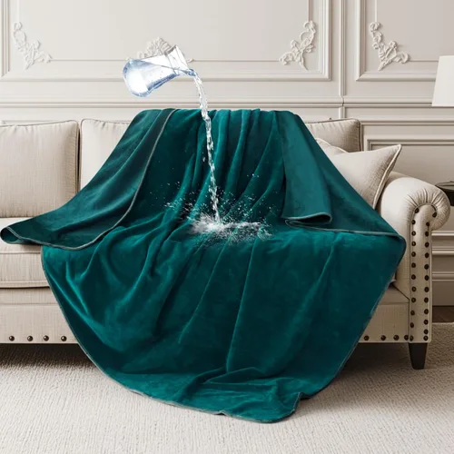 Vista 21 de LOOBANI Manta impermeable para sofá, de doble cara, a prueba de fugas, 40 x Rosa