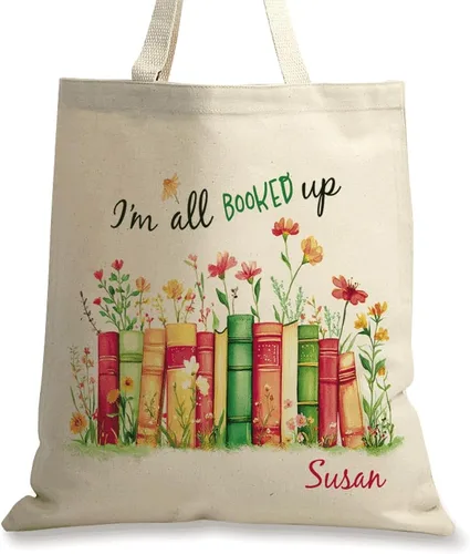 Vista 6 de Lillian Vernon Personalized Canvas Tote Group