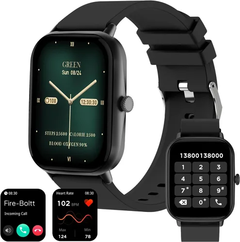 Vista 14 de Fire-Boltt Ninja Call Pro Plus 46.48mm / 1.83 in (1.83 pulgadas) Reloj inteligente con llamadas Bluetooth, asistencia de voz AI, 120 modos Gris