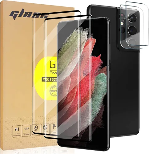 Vista 17 de Paquete de 3 protectores de pantalla de vidrio templado aplicables para Samsung Galaxy Note 10plus de 6.8 pulgadas, compatible con identificación
