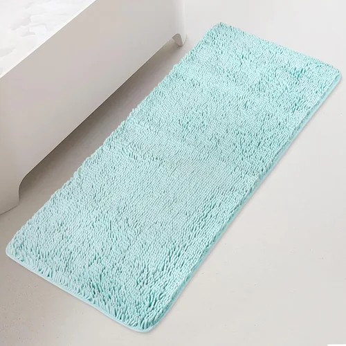 Vista 34 de Yeaban Alfombras pequeñas de baño de felpilla de 12 x 12 pulgadas, absorbentes y lavables, antideslizantes, de felpa y suaves para baño, ducha