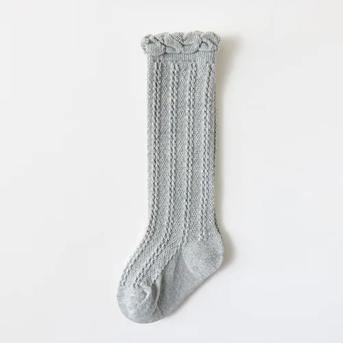 Vista 6 de Toptim Calcetines altos de punto trenzado para bebés y niñas