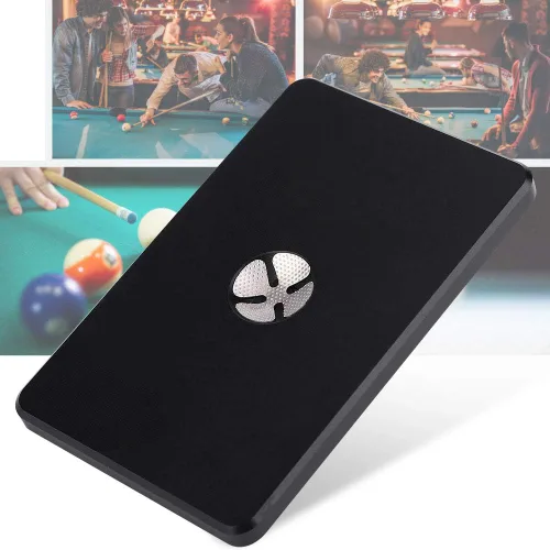 Vista 7 de 2 in 1 Pool Cue Scuffer Featuring a Stainless Steel Matte Surface for Burnishing, a Compact Billiard Cue Tip Shaper for All Billiard Players