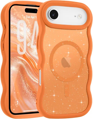 Vista 140 de Pepmune - Funda para iPhone 12 Pro Max con marco ondulado y estructura rígida, color mate claro, cubierta trasera unisex, compatible con Magsafe
