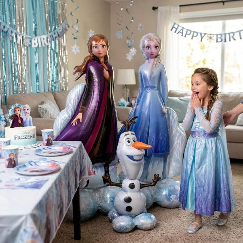 Vista 4 de Decoraciones de globos de aluminio con Airloonz de Frozen 2 por Amscan