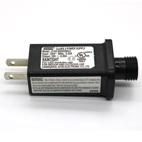Vista 10 de Controlador de transformador LED de fuente de alimentación de 12 V, 6 W, clase 2, transformador de bajo voltaje, enchufe de EE. UU. para luz LED