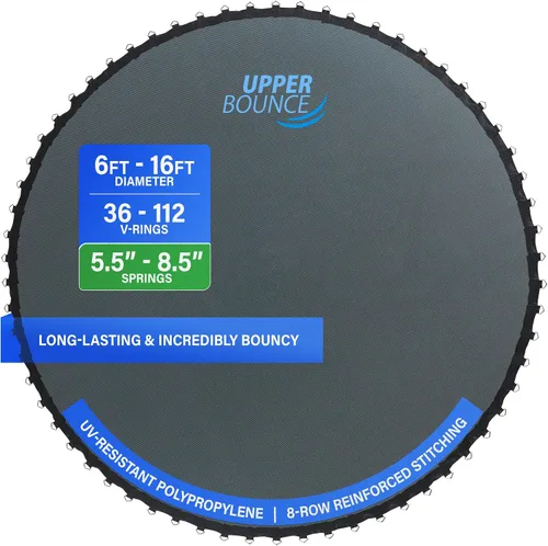 Vista 9 de Machrus Upper Bounce - Lona de repuesto para trampolín de 7.5 pies, 8 pies, 10 pies, 11 pies, 12 pies, 13 pies, 14 pies, 15 pies, 16 pies