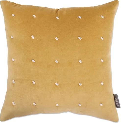 Vista 6 de Pillow Perfect Cojín de medianoche con cubos geométricos para interiores, color azul, 18 x 18 pulgadas