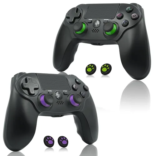 Vista 10 de citnh 2 Pack Wireless Controller for PS4，Compatible with PS4/Slim/Pro/PC，Double Shock 6-Axis Motion Sensor，Built-in Speaker &