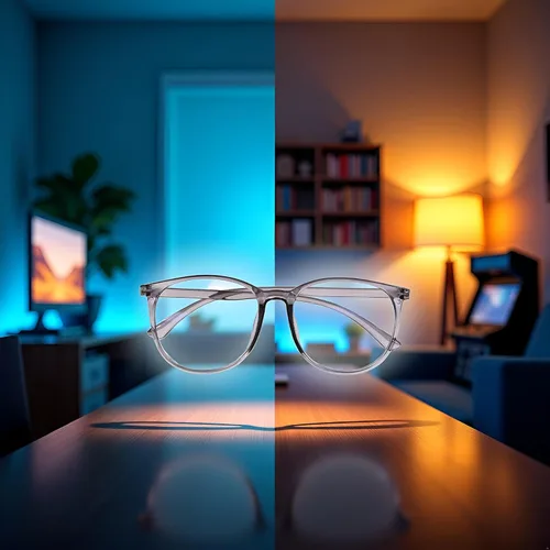 Vista 8 de Lentes de bloqueo de luz azul, marcos grises, lectura de computadora/juegos/TV/teléfonos, lentes para mujeres y hombres, antifatiga ocular