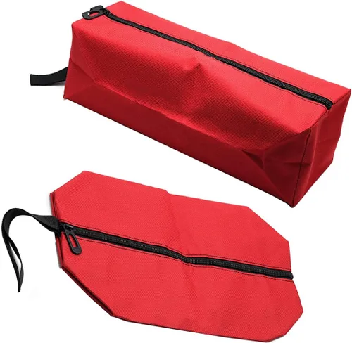 Vista 4 de Bolsa de herramientas Bolsa de lona con cremallera Bolsa Herramientas Multiuso Organizar Bolsa Negro