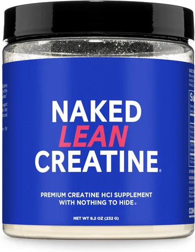 Vista 10 de NAKED Polvo magro de creatina HCl – Frambuesa lima, vegano, sin OMG, sin gluten, sin rellenos, apoya el crecimiento muscular y la fuerza – 68