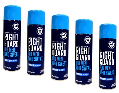 Vista 7 de Right Guard Aerosol Sport Polvo Antitranspirante Seco, 6 oz (Paquete de 3)