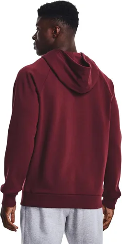 Vista 2 de Under Armour Rival - Sudadera con capucha para hombre, con logotipo grande Rival Fleece