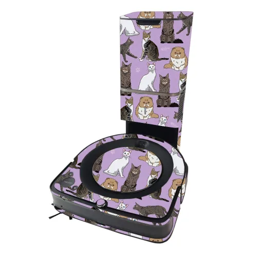 Vista 4 de MightySkins Skin compatible con iRobot Roomba s9+ Vacuum - Backyard Gathering y cubierta de vinilo única Fácil de aplicar y cambiar de estilos