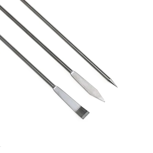 Vista 2 de Juego de 5 cucharas de muestreo de acero inoxidable, herramientas de laboratorio
