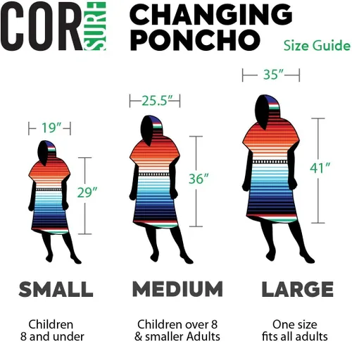 Vista 4 de COR Surf Poncho Toalla Cambiador Bata con Capucha y Bolsillo Frontal para Niños, También Funciona como Toalla de Playa y Manta - Kailua Knightrider