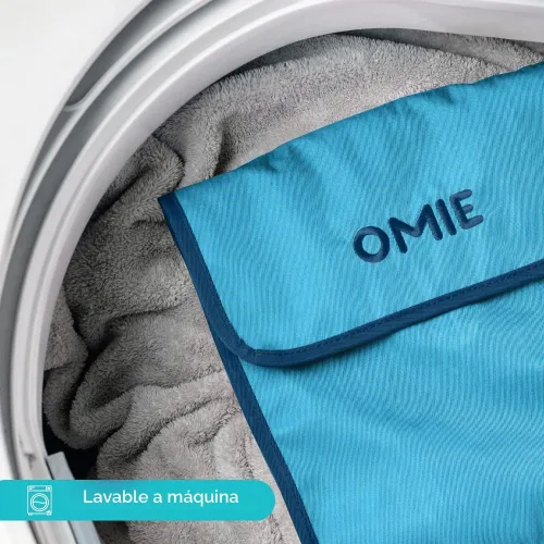 Vista 4 de Omie OmieBox - Lonchera aislada con soporte para botellas (azul)