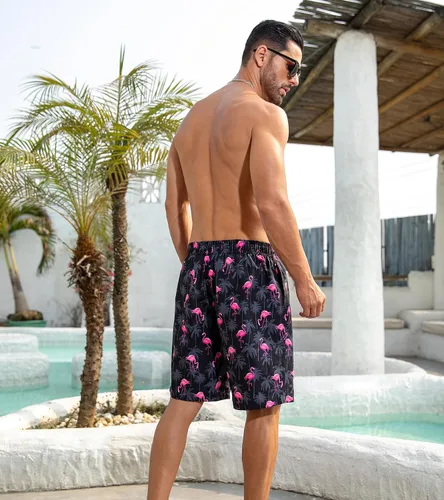Vista 38 de UNICOMIDEA Bañador para hombre con forro de compresión de 9 pulgadas de largo