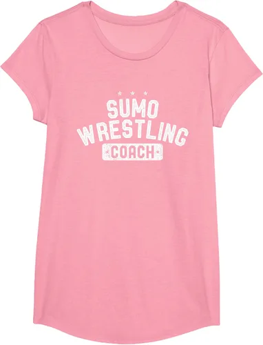 Vista 85 de Camiseta vintage de lucha libre Sumo Entrenador de lucha libre, Negro, S
