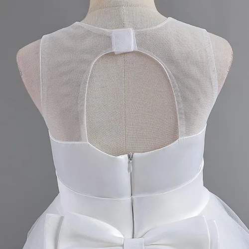 Vista 5 de NNJXD - Vestido largo de tul para niñas