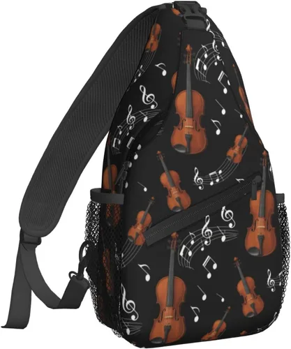 Vista 38 de Famame Mochila bandolera para el pecho, bolsa de hombro, gimnasio, ciclismo, viajes, senderismo, mochila para hombres y mujeres.., MultiColor1