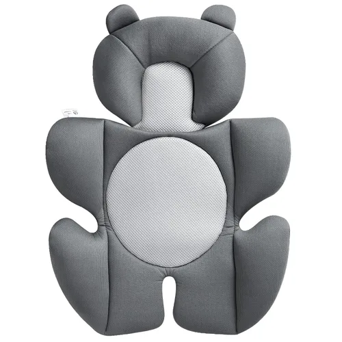 Vista 8 de G Ganen Cojín de apoyo para cochecito y asiento cómodo para bebé (oso negro)