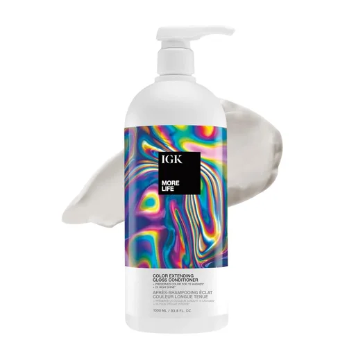 Vista 8 de IGK More Life Color Extending Gloss Conditioner for Colored Hair