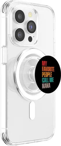 Vista 3 de My Favorite People Call Me Nana Retro Vintage PopSockets MagSafe PopGrip para iPhone