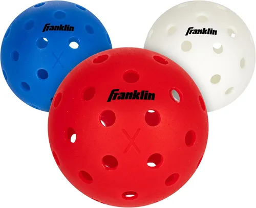 Vista 26 de Franklin Sports X-40 Outdoor Pickleballs - USAP Approved Rosa