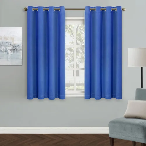 Vista 24 de MYSKY HOME Cortinas Aqua para Armario para Entrada Cortina Opaca para Puerta para Sala de Estar Cortina Oscurecedora de Habitación con Ojales