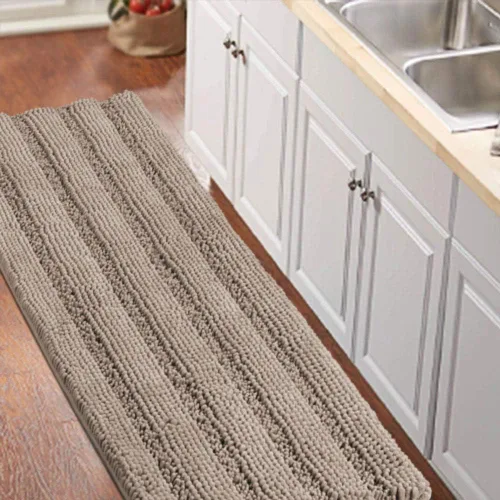 Vista 36 de Turquoize Alfombra de baño de chenilla de lujo para baño, extra absorbente, alfombra de ducha de microfibra antideslizante para baño, alfombra Aqua