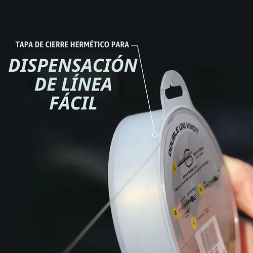 Vista 3 de Beyond Fluorocarbon Leader - Línea de pesca 100 % puro de fluorocarbono, altamente resistente a la abrasión, invisible bajo el agua, resistente a