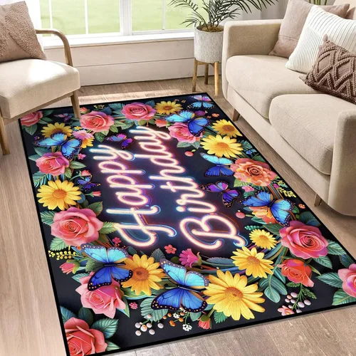 Vista 39 de Alfombras 3D de 3 x 5 pies, color rosa 3D, para dormitorio, lavandería, sala de estudio, alfombra realista de gotas de agua gris plateado 3d rosa 09